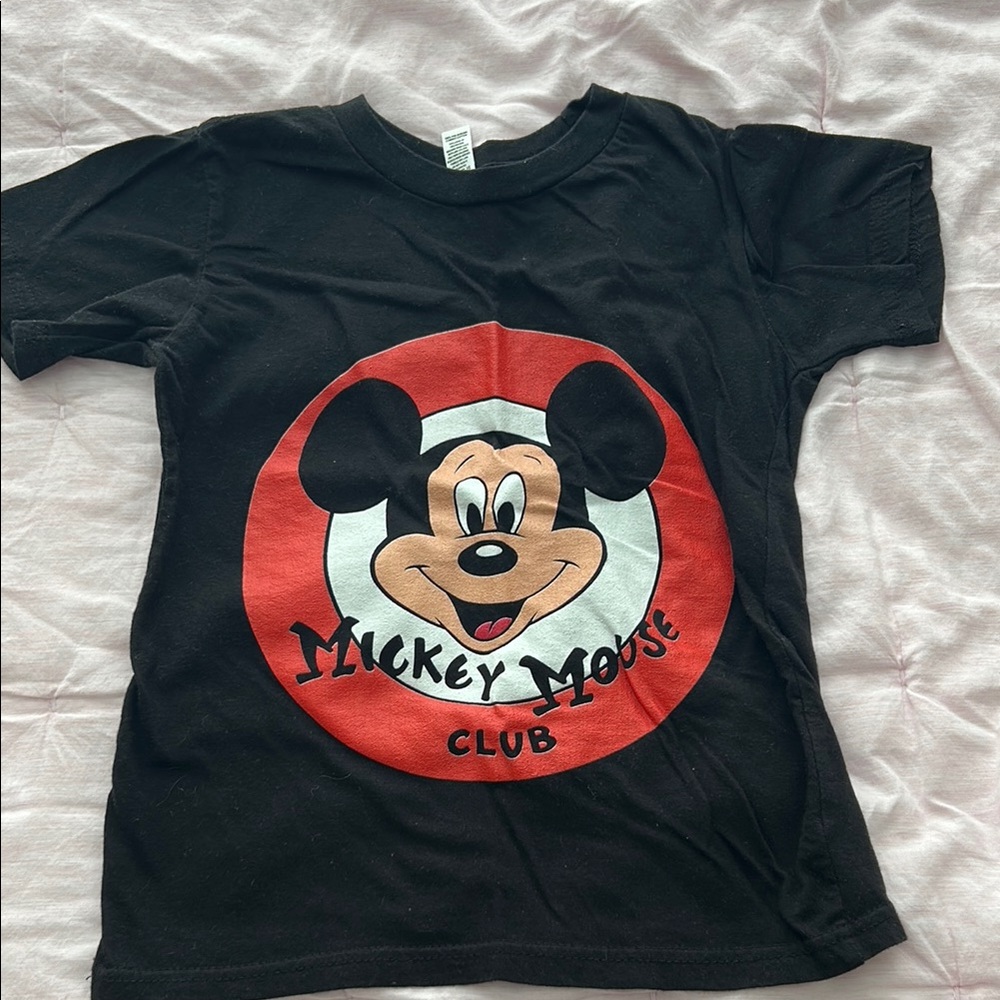 Mickey Mouse Club Black Kids T-Shirt